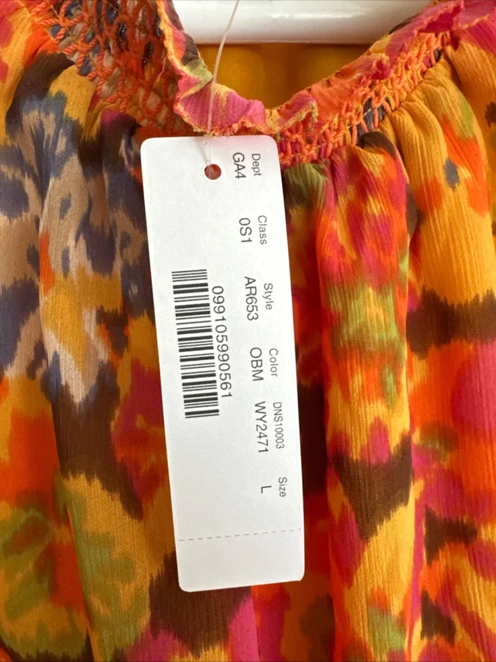 NWT JCrew Mutli color chiffon dress